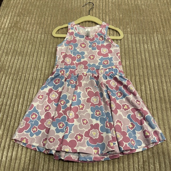 90 Degree By Reflex Other - 90 Degree By Reflex Pink and Blue Floral Kids Dress